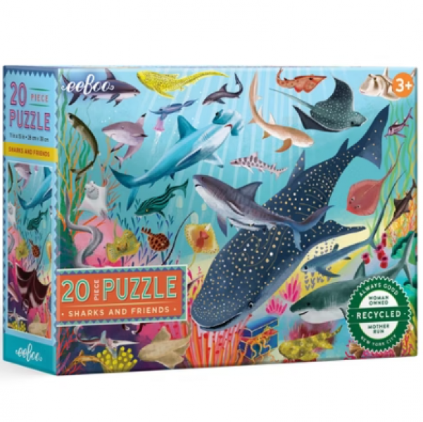 PUZZLE: SHARKS AND FRIENDS 20 PIECES