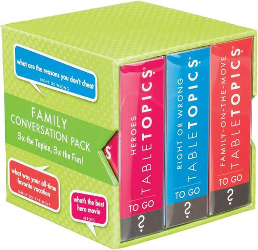 FAMILY CONVERSATION PACK: HEROES, RIGHT OR WRONG, FAMILY-ON-THE-MOVE