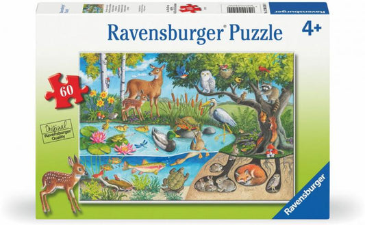 PUZZLE: ANIMALS ABOVE AND BELOW 60 PIECES