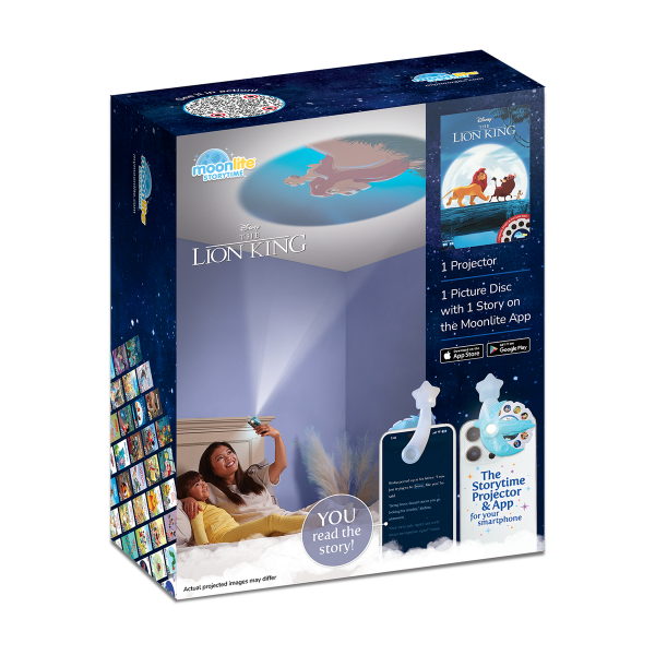 (SALE) MOONLITE STORYTIME: THE LION KING & PROJECTOR