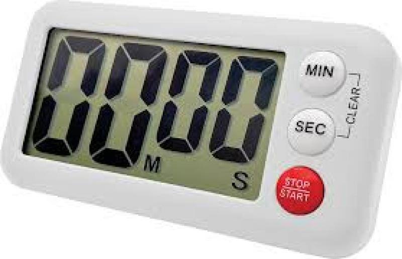 WHITE MAGNETIC DIGITAL CLASSROOM TIMER