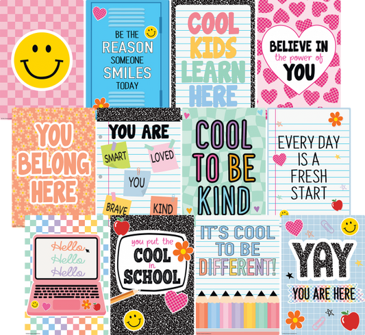 SMALL POSTER PACK: COOL FOR SCHOOL