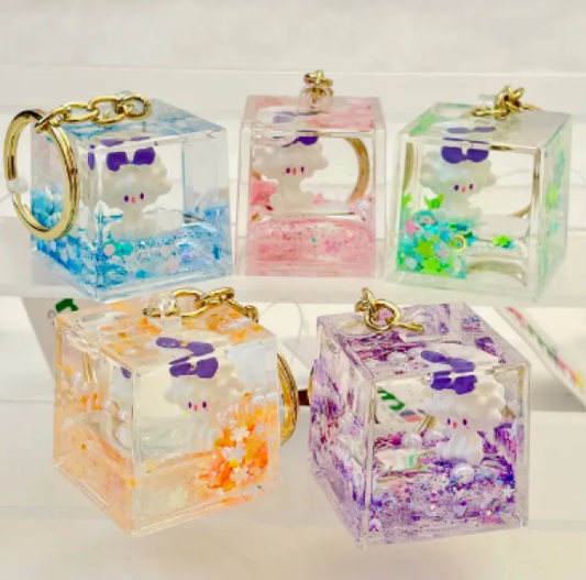 LAMB CUBE FLOATY KEYCHAIN