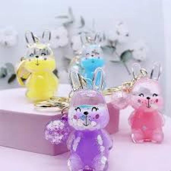 BUNNY FLOATY KEYCHAIN
