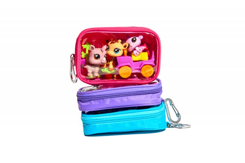 CLIP-N-CARRY COLLECTIBLES BAGS ASSORTED COLORS