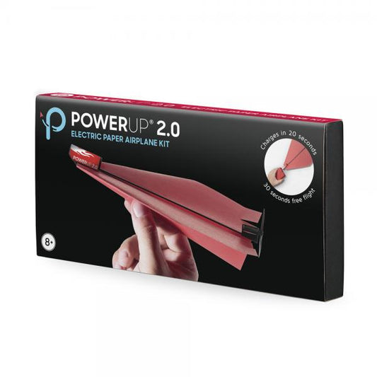POWERUP 2.0 ELECTRIC PAPER AIRPLANE KIT RED
