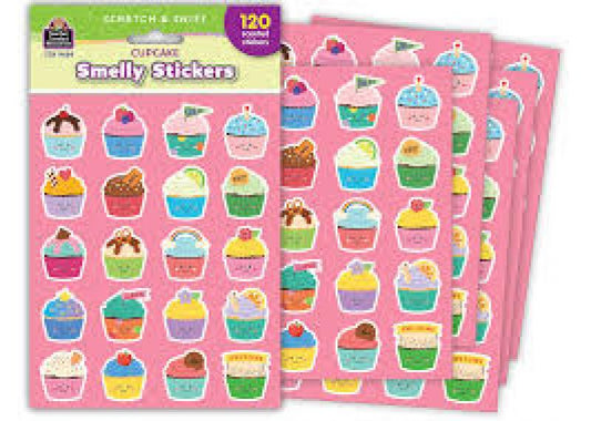 SMELLY STICKERS: CUPCAKE