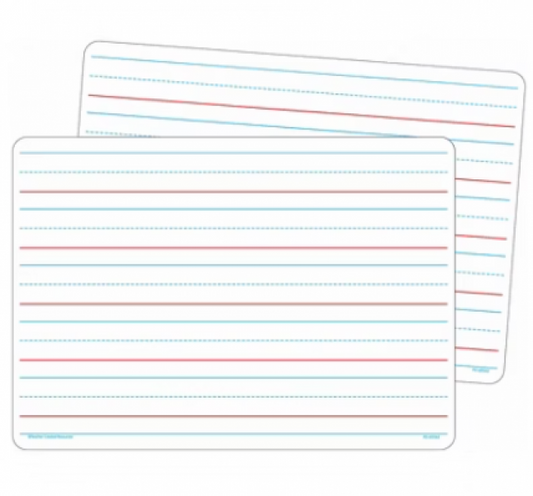 MAGNETIC DRY ERASE BOARD: DOUBLE-SIDED BLANK & WRITING PRACTICE