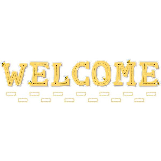 BULLETIN BOARD SET: BUZZING BEES WELCOME