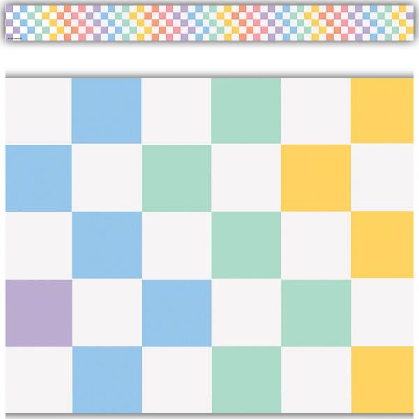 BORDER: COOL FOR SCHOOL CHECKERS
