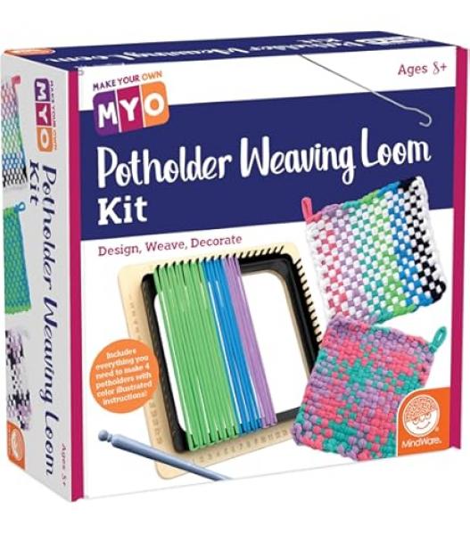 MYO: POTHOLDER WEAVING LOOM KIT