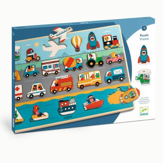 PUZZLE: VROOM 22 PIECES