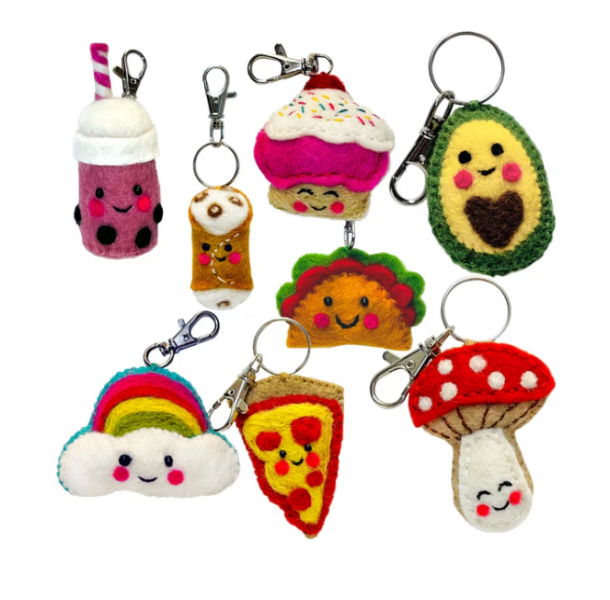 HOW I'VE FELT KEYCHAIN ASSORTED