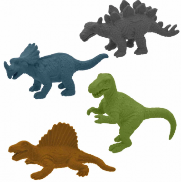 MIGHTY 3D DINOSAUR ERASERS ASSORTED STYLES
