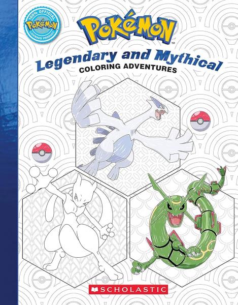 POKEMON LEGENDARY AND MYTHICAL COLORING ADVENTURES