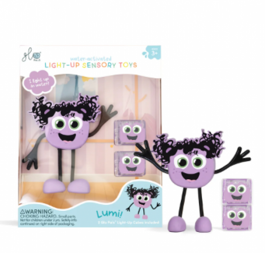 LIGHT-UP SENSORY TOY PURPLE LUMI