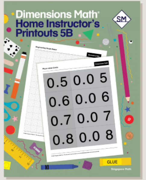 DIMENSIONS MATH HOME INSTRUCTOR'S PRINTOUTS 5B