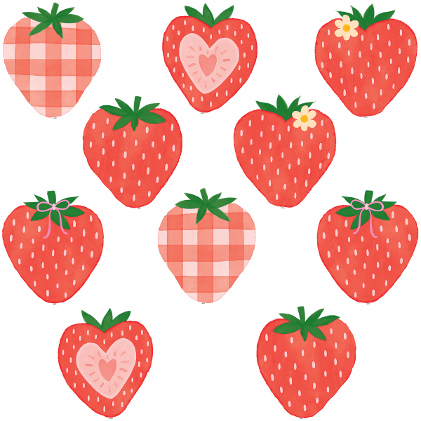 ACCENTS: STRAWBERRY PATCH