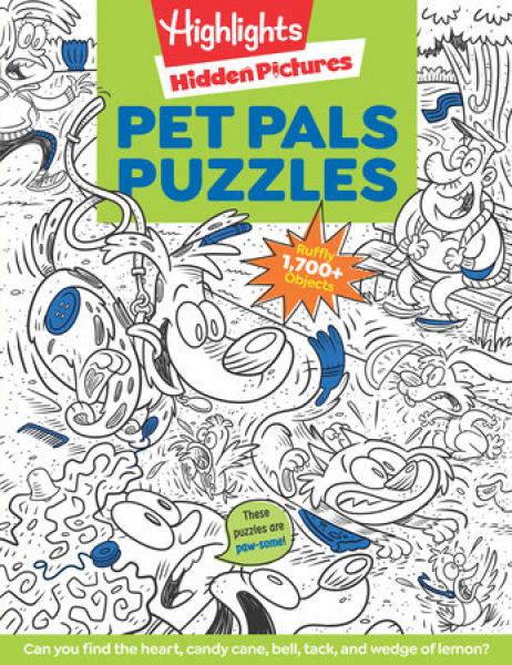 HIGHLIGHTS HIDDEN PICTURES PET PALS PUZZLES