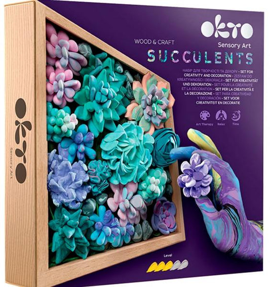 SENSORY ART: WOOD & CRAFT DIY SUCCULENTS TENDERNESS