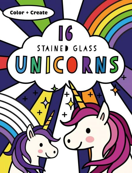 STAINED GLASS UNICORNS