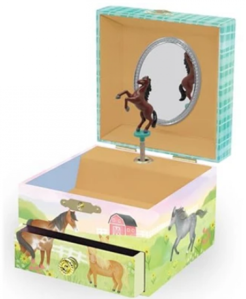 HORSE MUSICAL JEWLERY BOX