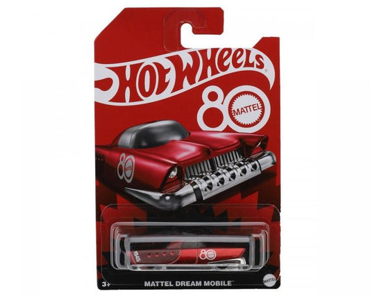HOT WHEELS: BASIC CAR MATTEL 80TH RUBY RED