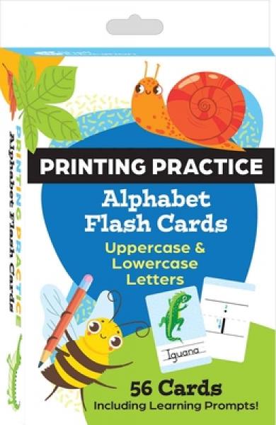 ALPHABET FLASH CARDS PRINTING PRACTICE