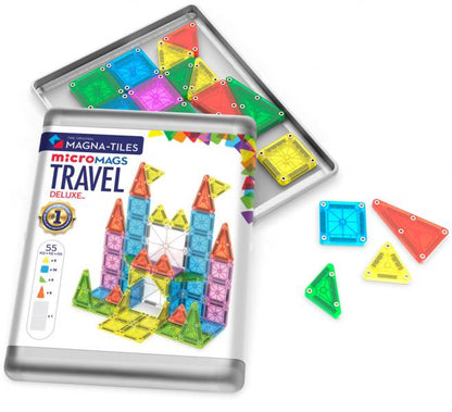 MAGNA-TILES MICROMAGS TRAVEL DELUXE 55 PIECE SET