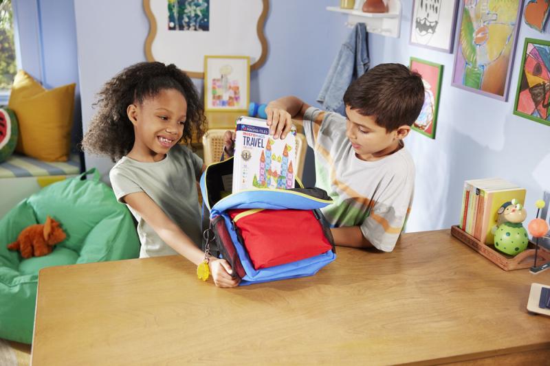 MAGNA-TILES MICROMAGS TRAVEL DELUXE 55 PIECE SET