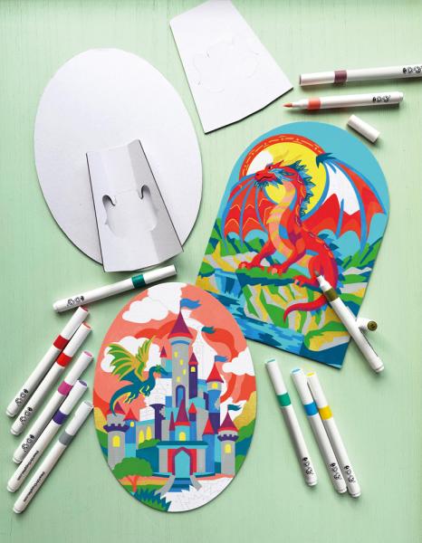 MARKER BY NUMBER: DRAGONS