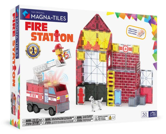 MAGNA TILES FIRE STATION