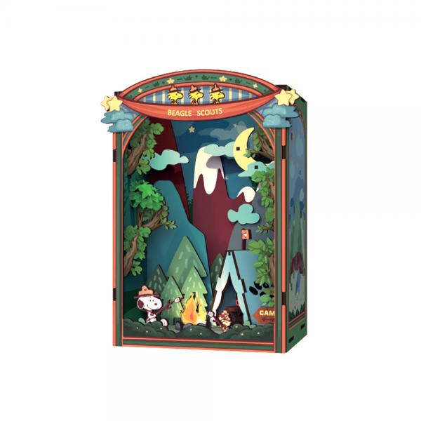 DIY BOOK NOOK KIT PEANUTS SNOOPY'S BEAGLE SCOUTS