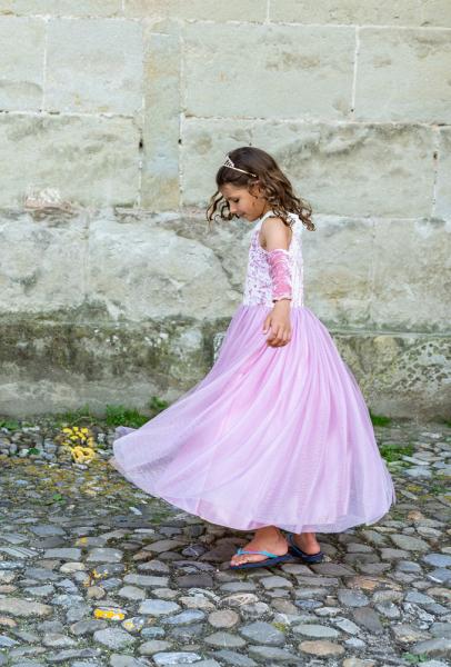 VELVETY SOFT SLEEPING SWEETHEART PRINCESS GOWN WITH ARM WARMERS