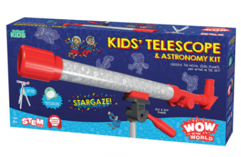 WOW IN THE WORLD: KID'S TELESCOPE AND ASTRONOMY KIT