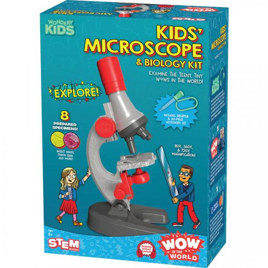 WOW IN THE WORLD: MICROSCOPE AND BIOLOGY KIT