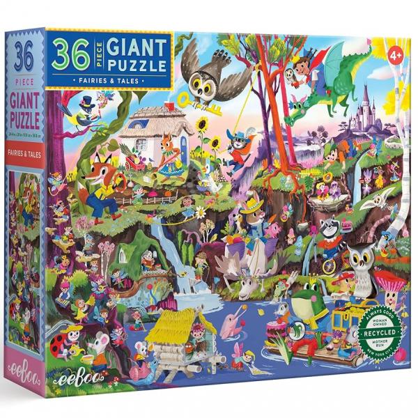 GIANT PUZZLE: FAIRIES & TALES 36 PIECES