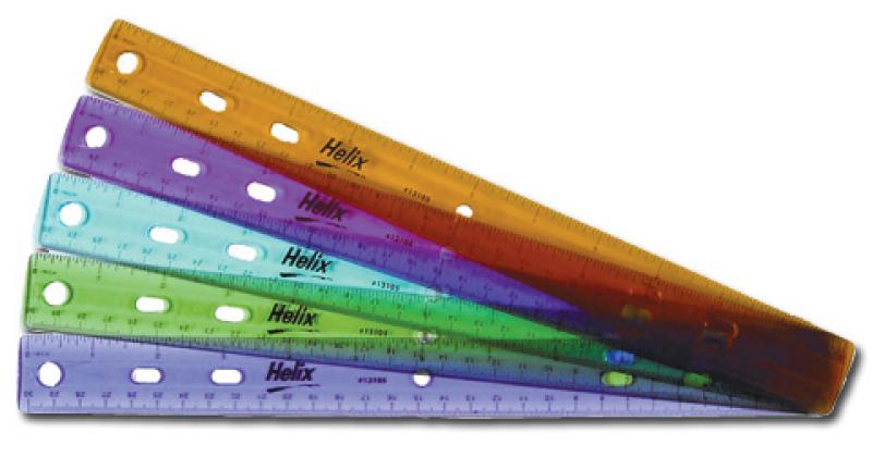 RULER RINGBINDER 12 IN