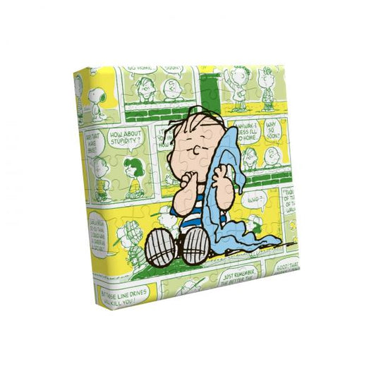 MINI CANVAS PUZZLE: PEANUTS LINUS