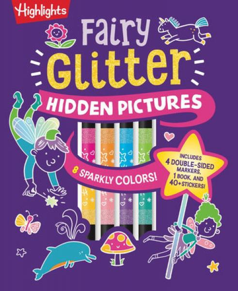 HIGHLIGHTS FAIRY GLITTER HIDDEN PICTURES