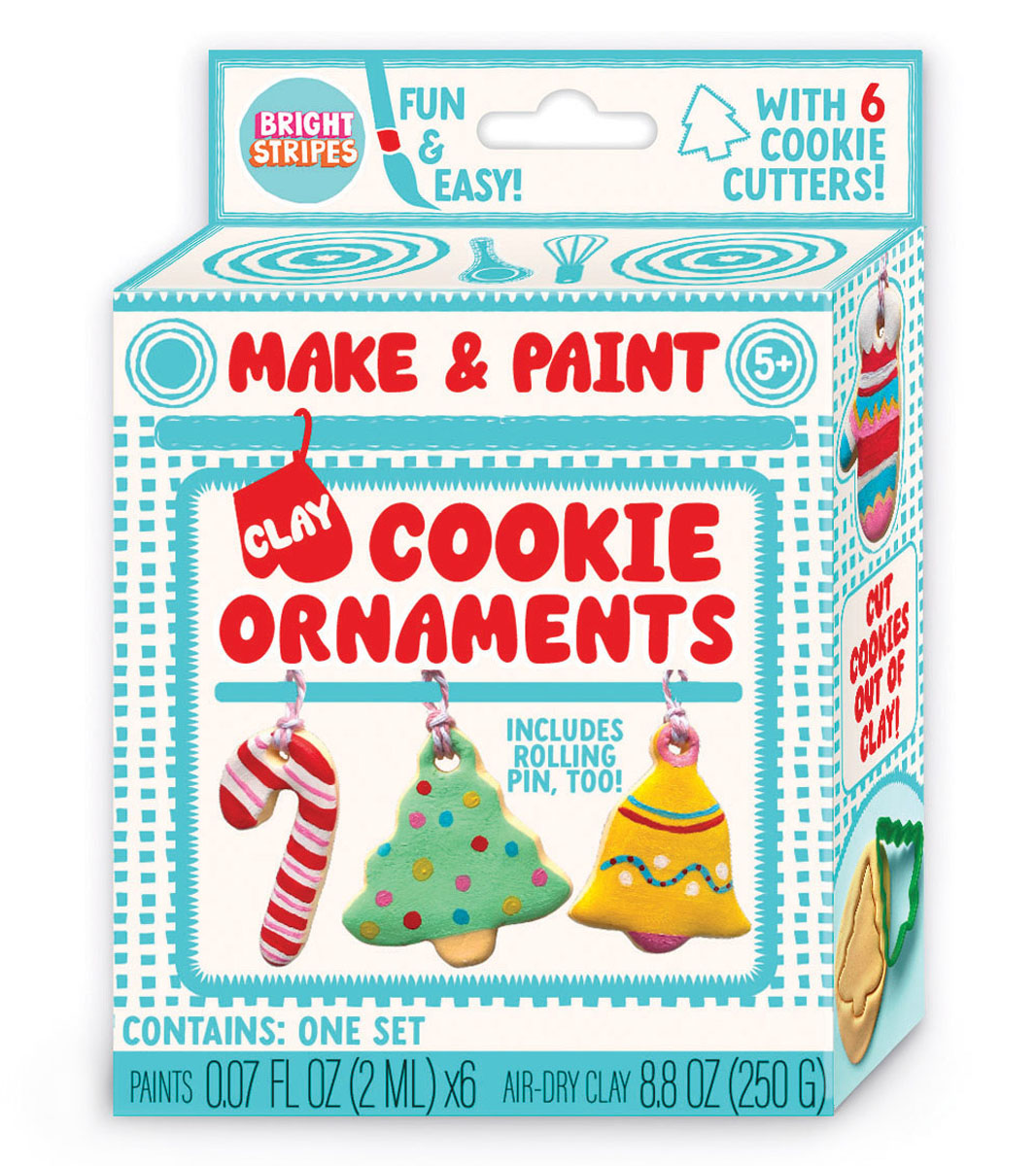 MAKE & PAINT GINGERBREAD CLAY ORNAMENTS