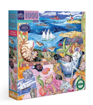 PUZZLE: SEASHELLS BY THE SHORE 1000 PIECES