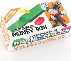 MARVIN'S MAGIC TRICKS QUICK CHANGE MONEY BOX