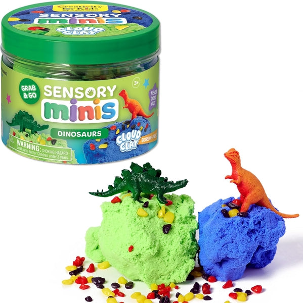SENSORY MINI CLOUD CLAY: DINOSAURS