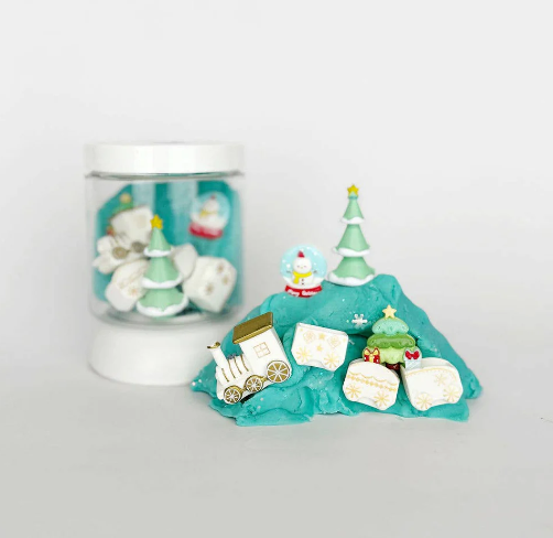 CHRISTMAS TRAIN MINI DOUGH-TO-GO