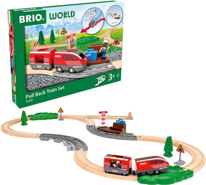 BRIO: PULL-BACK TRAIN SET