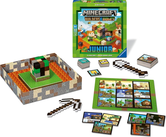 MINECRAFT BUILDERS AND BIOMES JUNIOR BOARD GAME