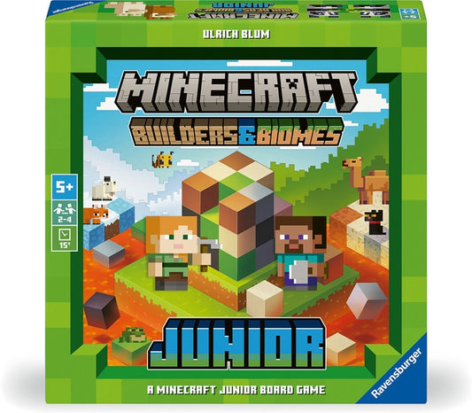 MINECRAFT BUILDERS AND BIOMES JUNIOR BOARD GAME