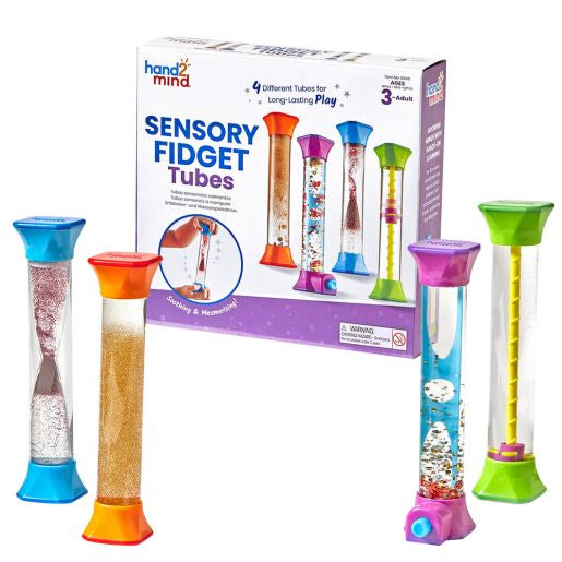 SENSORY FIDGET TUBES SET OF 4