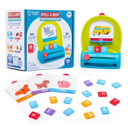 SPELL AND DROP WORD BUILDING SET